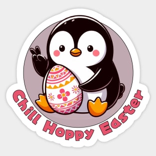 Penguin Easter festival Sticker